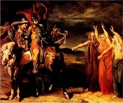 Chasseriau, Macbeth and the Three Witches